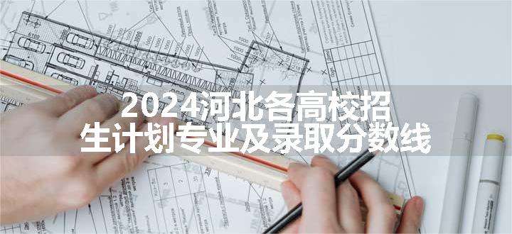 2024河北各高校招生计划专业及录取分数线