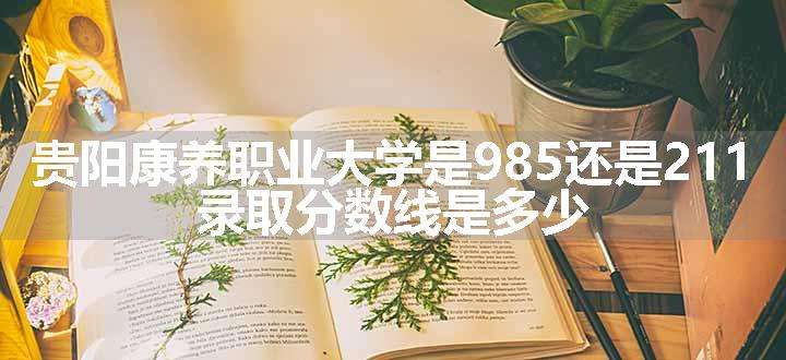 贵阳康养职业大学是985还是211 录取分数线是多少