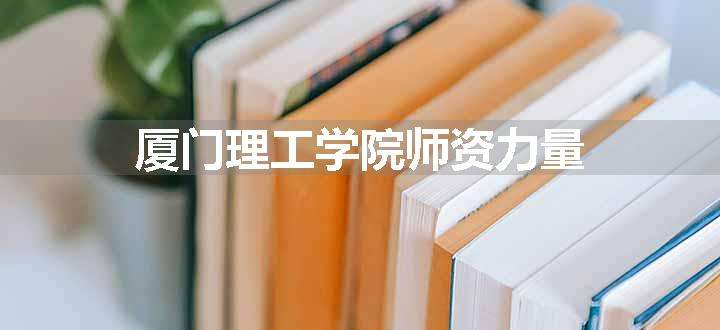 厦门理工学院师资力量