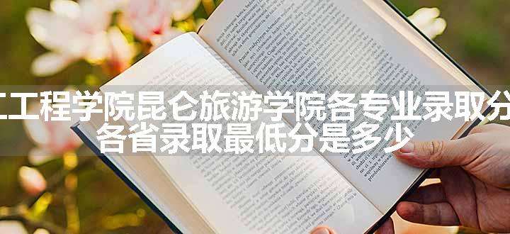 2024黑龙江工程学院昆仑旅游学院各专业录取分数线及位次 各省录取最低分是多少