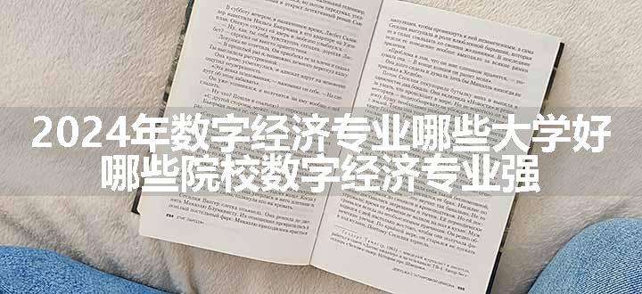 2024年数字经济专业哪些大学好 哪些院校数字经济专业强