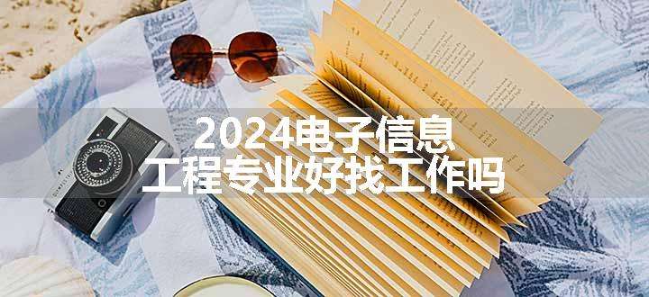 2024电子信息工程专业好找工作吗