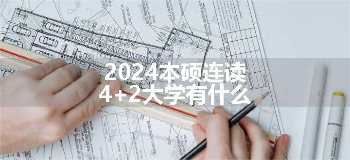 2024本硕连读4+2大学有什么