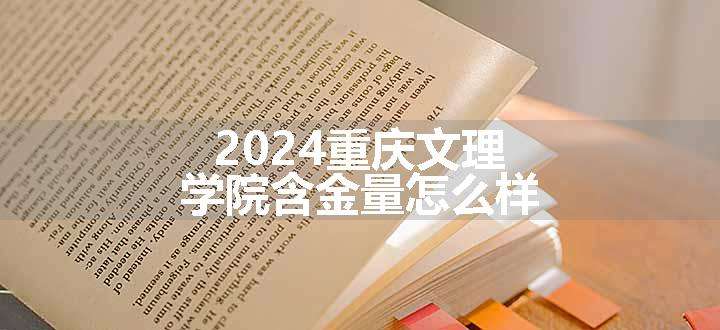 2024重庆文理学院含金量怎么样