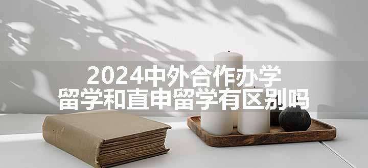 2024中外合作办学留学和直申留学有区别吗