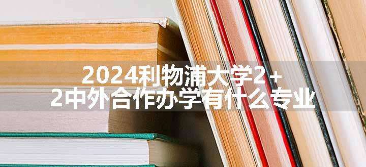 2024利物浦大学2+2中外合作办学有什么专业