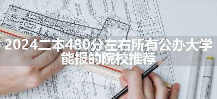 2024二本480分左右所有公办大学  能报的院校推荐