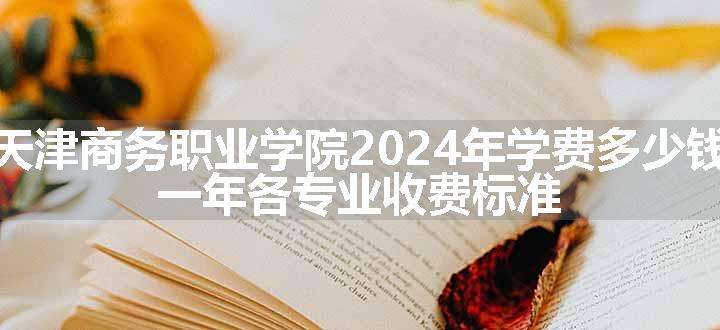 天津商务职业学院2024年学费多少钱 一年各专业收费标准