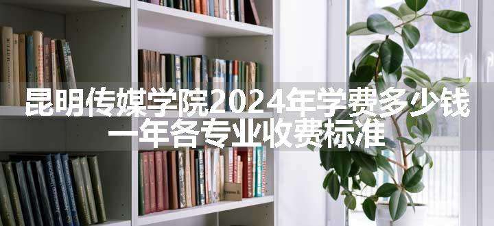 昆明传媒学院2024年学费多少钱 一年各专业收费标准