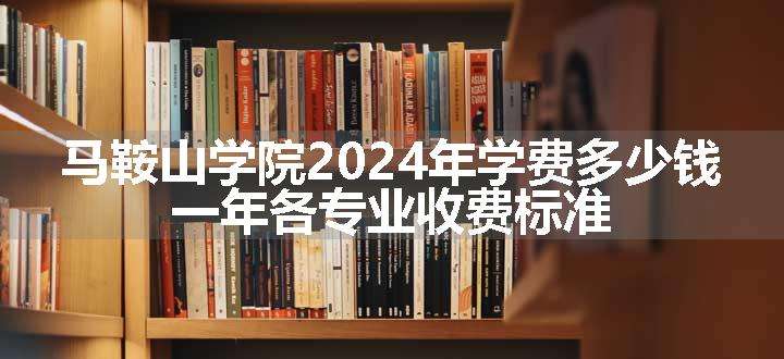 马鞍山学院2024年学费多少钱 一年各专业收费标准