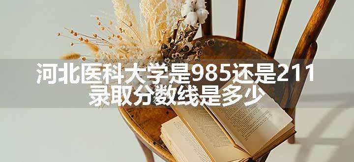 河北医科大学是985还是211 录取分数线是多少