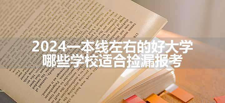 2024一本线左右的好大学 哪些学校适合捡漏报考