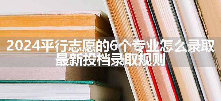 2024平行志愿的6个专业怎么录取 