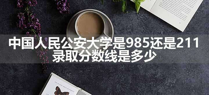 中国人民公安大学是985还是211 录取分数线是多少