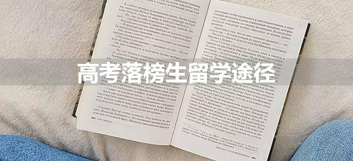 高考落榜生留学途径