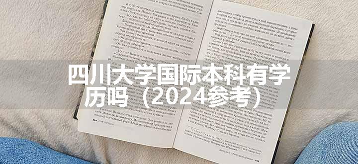 四川大学国际本科有学历吗（2024参考）