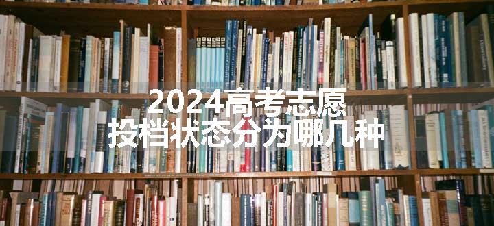 2024高考志愿投档状态分为哪几种