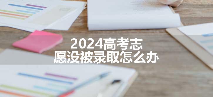 2024高考志愿没被录取怎么办