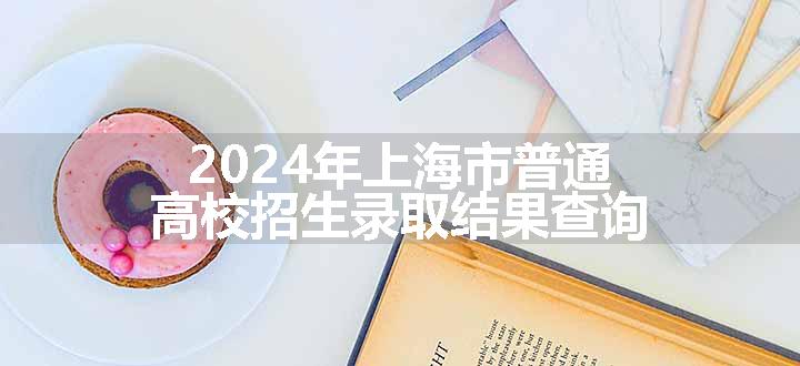 2024年上海市普通高校招生录取结果查询