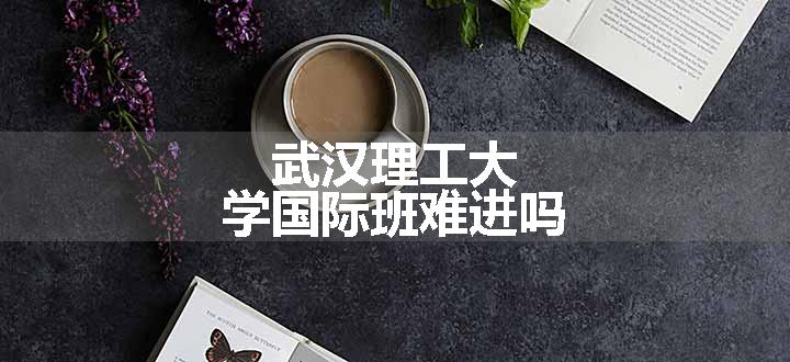 ‌武汉理工大学国际班难进吗