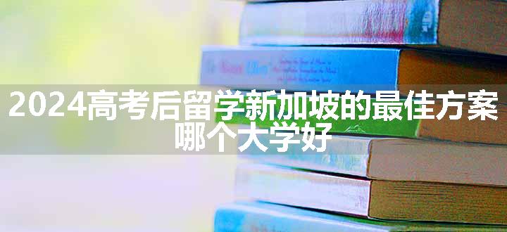 2024高考后留学新加坡的最佳方案 哪个大学好