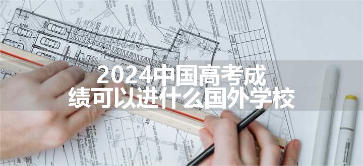2024中国高考成绩可以进什么国外学校