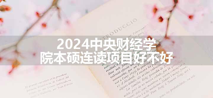 2024中央财经学院本硕连读项目好不好