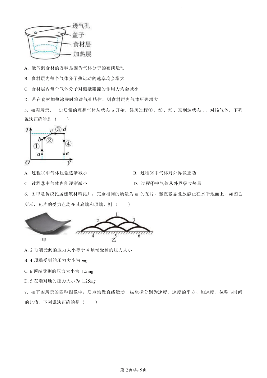 重庆市巴蜀中学校高2025届高二下学期7月期末物理试卷（图片版，含解析）