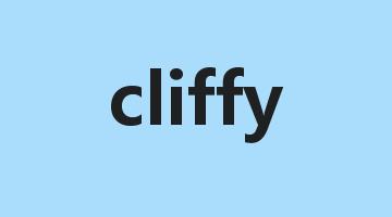 cliffy是什么意思_cliffy怎么读_cliffy的用法_翻译_短语搭配_权威例句