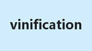 vinification是什么意思_vinification怎么读_vinification的用法_翻译_短语搭配_权威例句