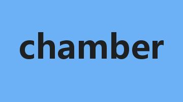 chamber是什么意思_chamber怎么读_chamber的用法_翻译_短语搭配_权威例句