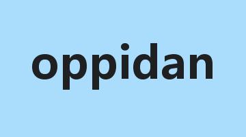 oppidan