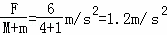 如图所示，长为L=6m、质量M=4kg的长木板放置于光滑的水平面上，其左端有一大小可忽略，质量为m=1k...