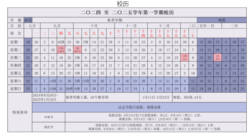 2025年西北大学寒假放假开始及结束时间 几号开学