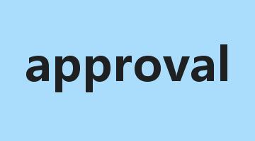 approval