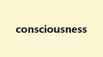 consciousness