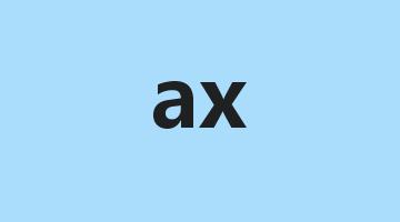 ax