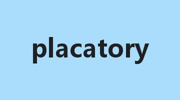 placatory