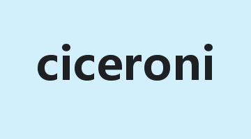 ciceroni