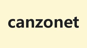 canzonet