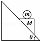 如图所示，一个劈形物体M，各面均光滑，放在固定的斜面上，上表面成水平，在水平面上放一光滑小球m，劈形物从...