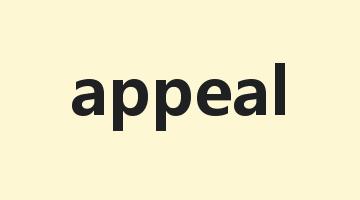 appeal