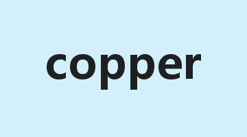 copper是什么意思_copper怎么读_copper的用法_翻译_短语搭配_权威例句