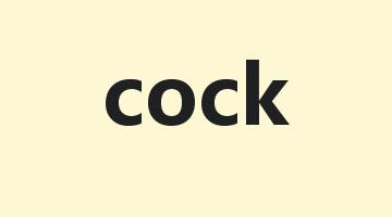 cock