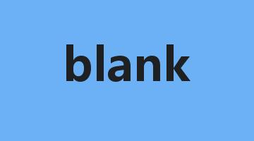 blank