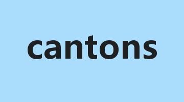 cantons