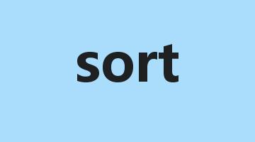 sort