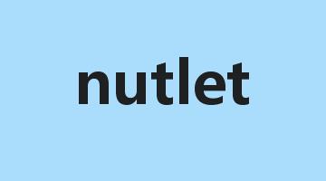 nutlet是什么意思_nutlet怎么读_nutlet的用法_翻译_短语搭配_权威例句