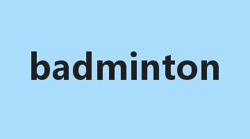 badminton