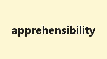 apprehensibility